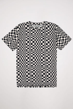Icon Merino Air-Con T-Shirt - Checkers