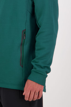 Arcadia Merino Fleece Hoody - Evergreen