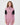 Olympus Merino Base Layer 1/4 Zip Long Sleeve - Sierra Pink / Black | Women's Long Sleeve
