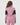 Olympus Merino Base Layer 1/4 Zip Long Sleeve - Sierra Pink / Black | Women's Long Sleeve