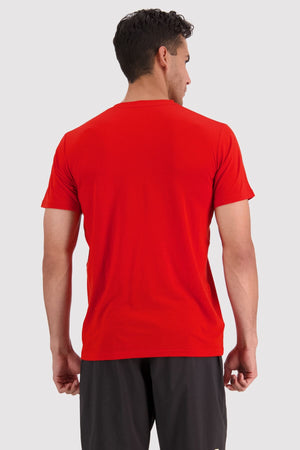Icon Merino Air-Con T-Shirt - Retro Red