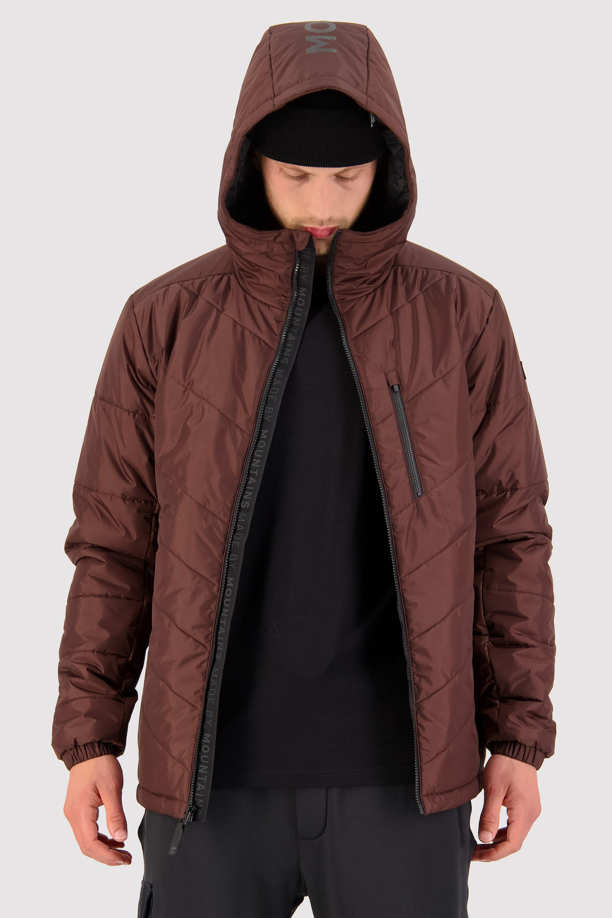 Nordkette Merino Insulation Hood - Cocoa