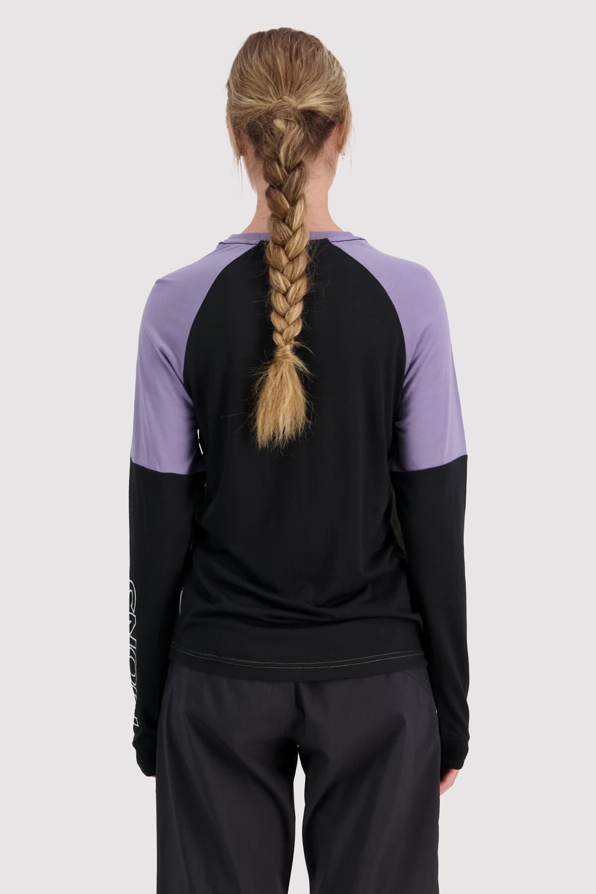 Tarn Merino Shift Wind Jersey - Walnut / Black / Thistle