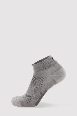 Unisex Atlas Merino Ankle Sock - Grey Marl